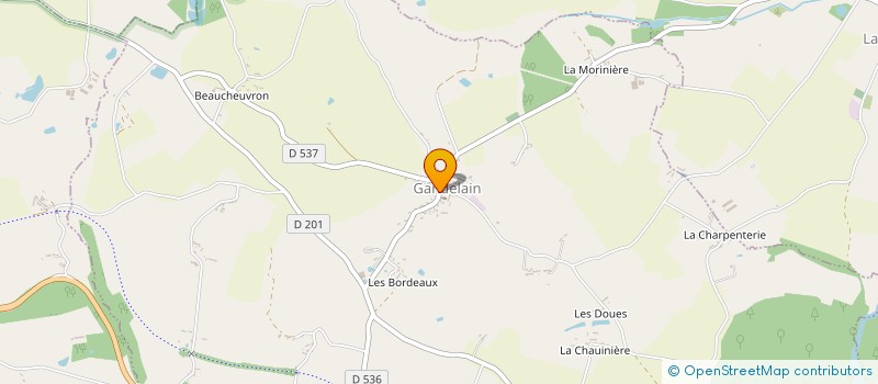 localisation de l'entreprise PALETTE L'OLIVIER à GANDELAIN