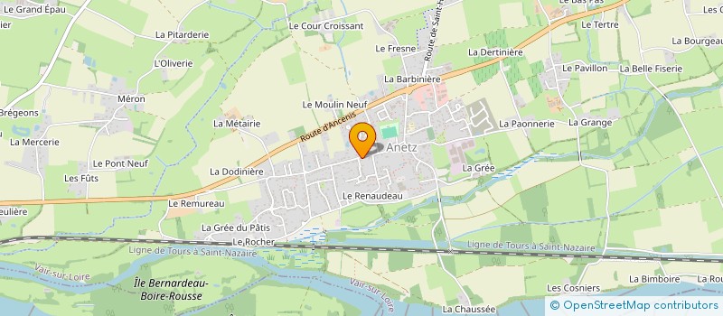localisation de l'entreprise PALETTE O MOMES à VAIR-SUR-LOIRE