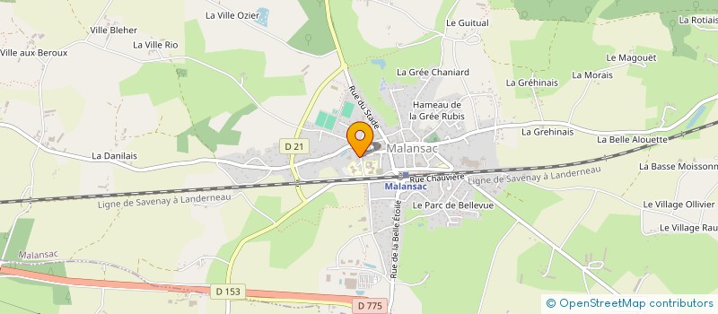 localisation de l'entreprise PALETTE PAYSANNE  ROCHEFORT-EN-TERRE