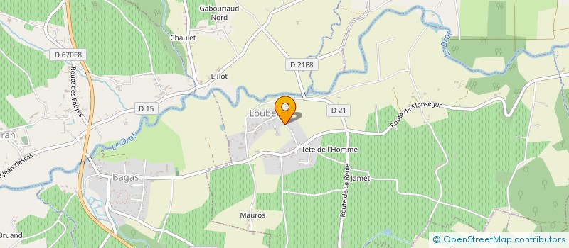 localisation de l'entreprise PALETTE SUD GIRONDE  SAINT-EXUPERY