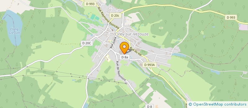 localisation de l'entreprise PALETTES 54  CIREY-SUR-VEZOUZE