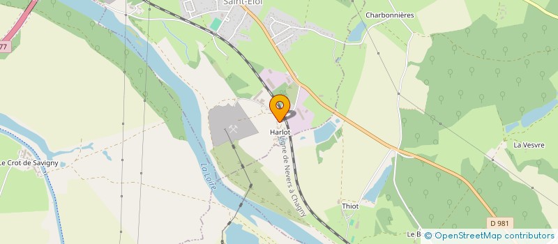 localisation de l'entreprise PALETTES 58 à SAINT ELOI