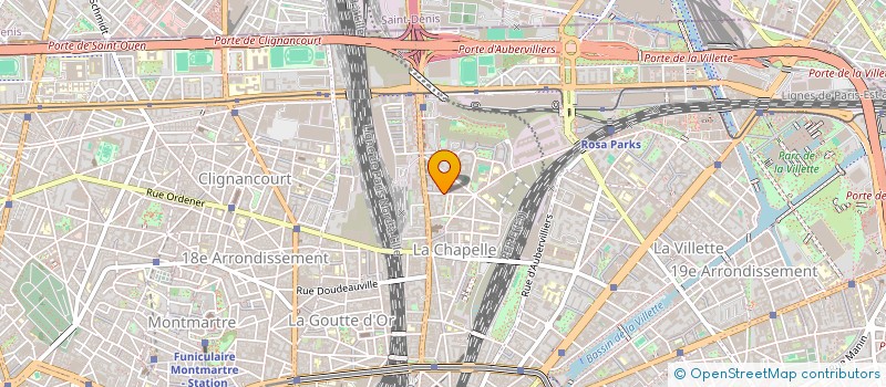 localisation de l'entreprise PALETTES BARA  PARIS