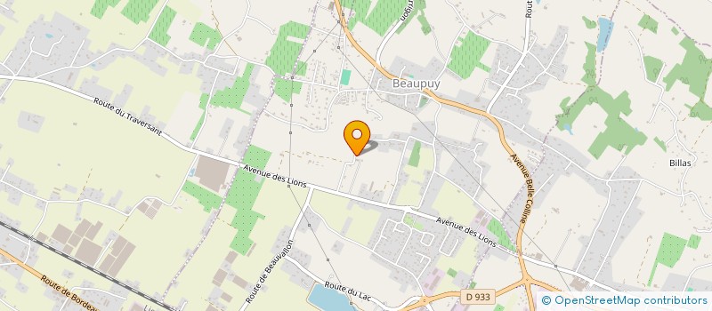 localisation de l'entreprise PALETTES ET PAILLETTES  BEAUPUY