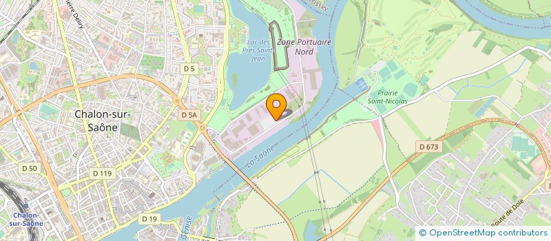 localisation de l'entreprise PALEUROP 71 à CHALON-SUR-SAONE