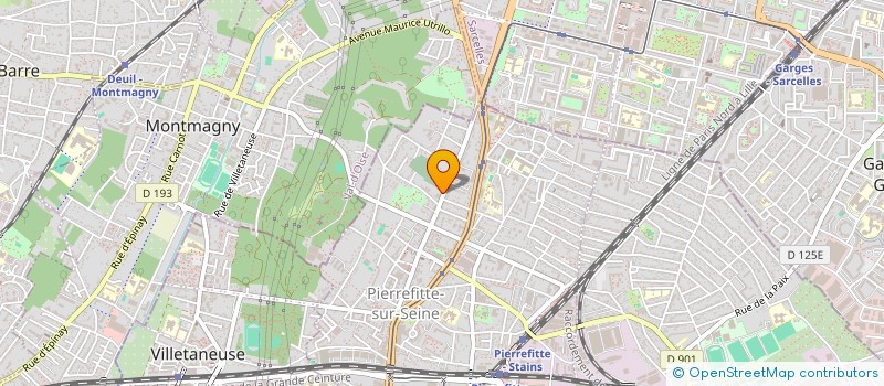 localisation de l'entreprise PALEX  PIERREFITTE-SUR-SEINE