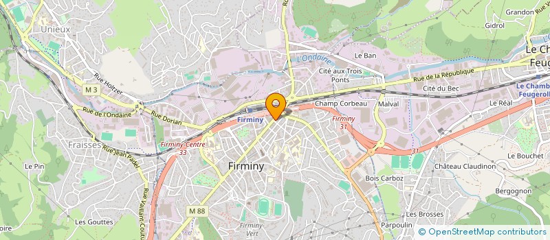 localisation de l'entreprise PALEXOTIQUE  FIRMINY