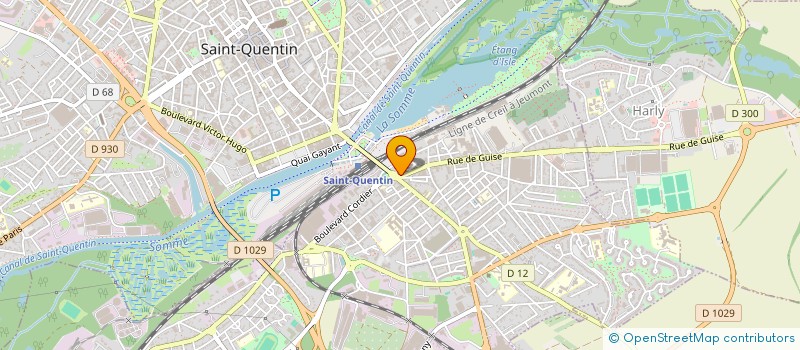 localisation de l'entreprise PALEXPRESS à SAINT-QUENTIN