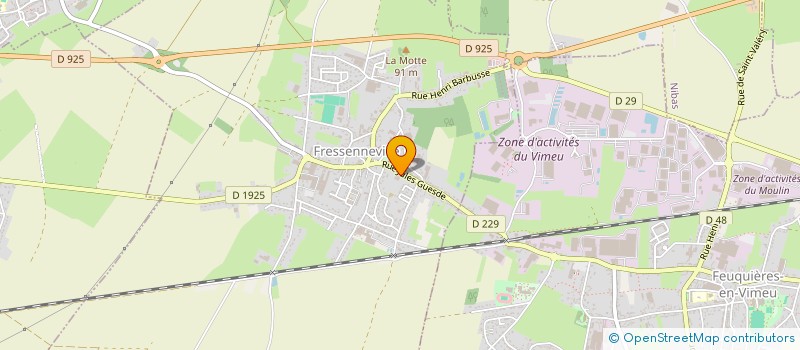 localisation de l'entreprise PALH - COMMERCE ET SERVICES  BERTEAUCOURT-LES-DAMES