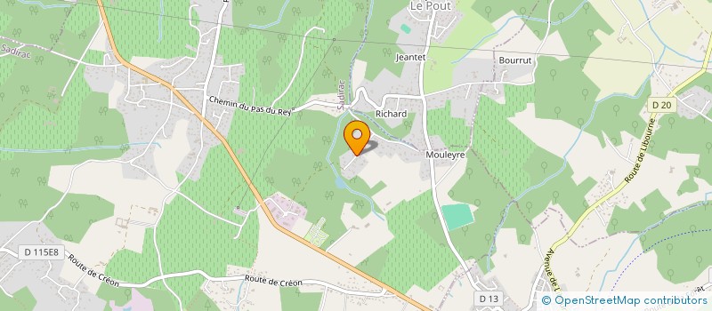 localisation de l'entreprise PALHEMA  SADIRAC