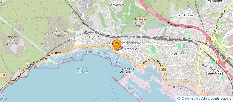 localisation de l'entreprise PALI à MARSEILLE