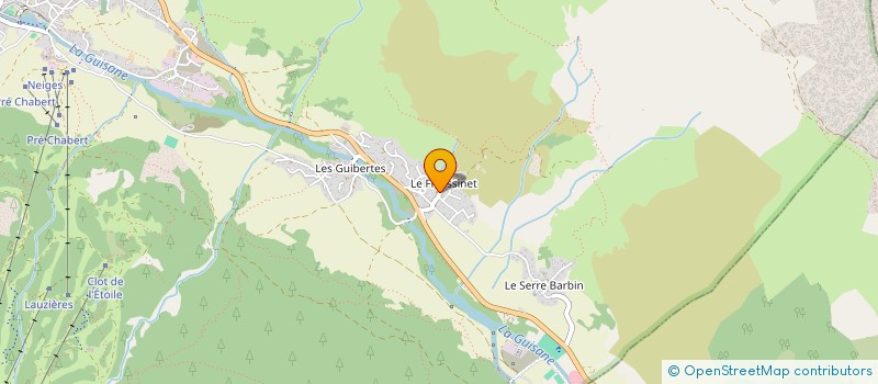 localisation de l'entreprise PALIBE à LE MONETIER-LES-BAINS