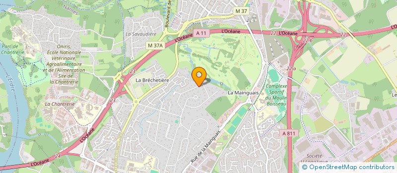 localisation de l'entreprise PALICLAU  CARQUEFOU