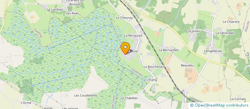 localisation de l'entreprise PALIDE FREDERIC à SAVENAY