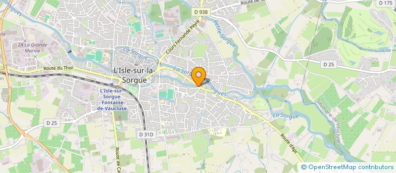 localisation de l'entreprise PALIDOM  L'ISLE-SUR-LA-SORGUE