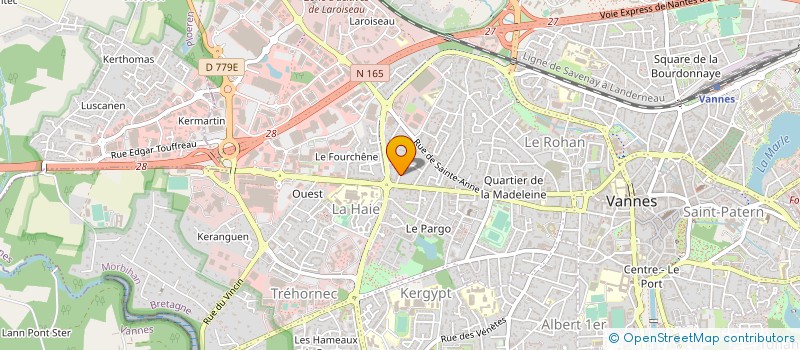 localisation de l'entreprise PALIG HOLDING à VANNES