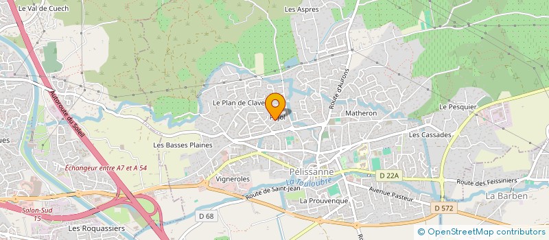 localisation de l'entreprise PALIGIO  PELISSANNE