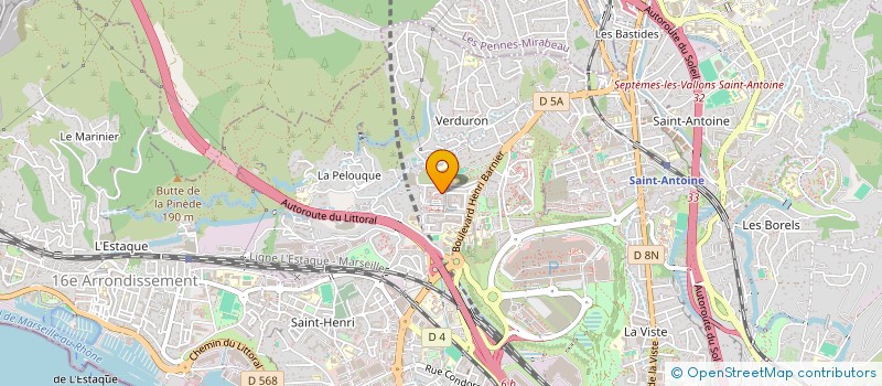 localisation de l'entreprise PALIMEX à MARSEILLE