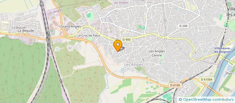 localisation de l'entreprise PALIMMO  LES ANGLES