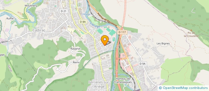 localisation de l'entreprise PALIMMO à SAINT-PIERRE-DE-RIVIERE