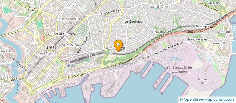 localisation de l'entreprise PALIMMO BREST  BREST