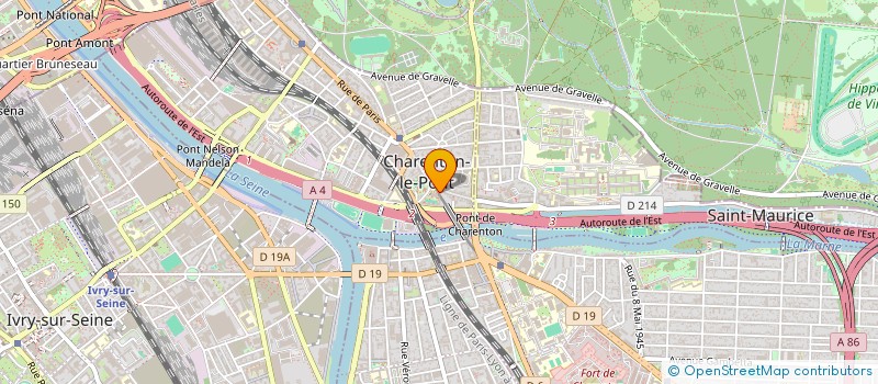 localisation de l'entreprise PALIMPSESTE à CHARENTON-LE-PONT