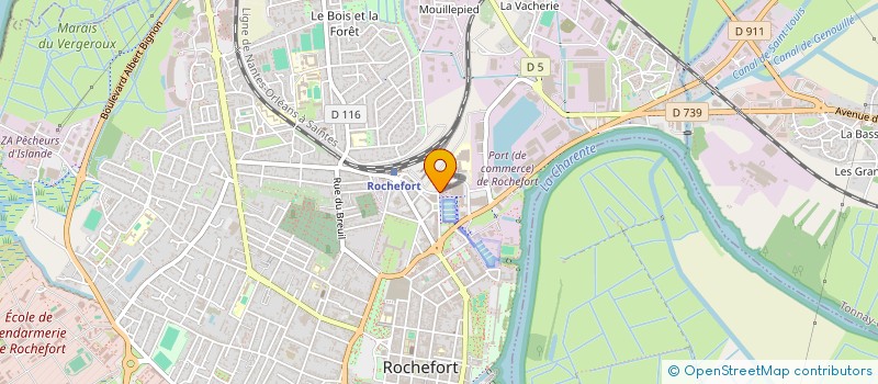 localisation de l'entreprise PALIMPSESTE  ROCHEFORT