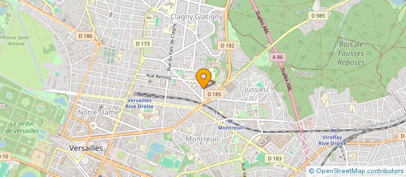 localisation de l'entreprise PALINE QUARBELYS à VERSAILLES