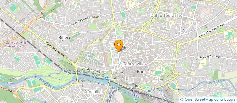localisation de l'entreprise PALINVEST 5 à PAU