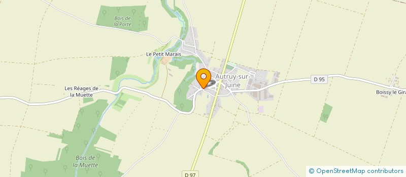 localisation de l'entreprise PALIS SEBASTIEN à AUTRUY-SUR-JUINE