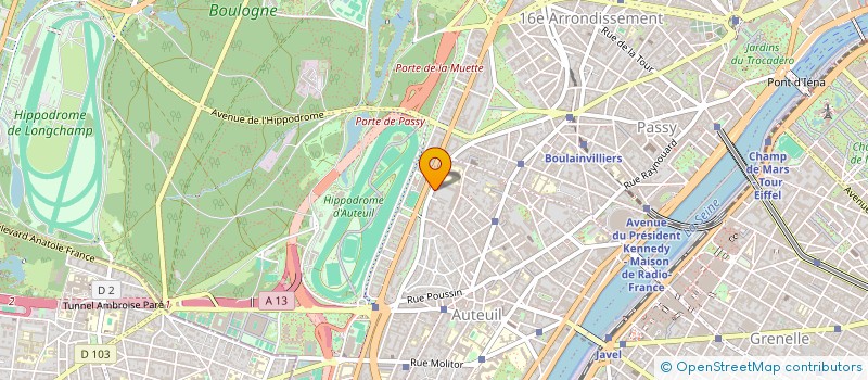 localisation de l'entreprise PALISE INVEST  PARIS