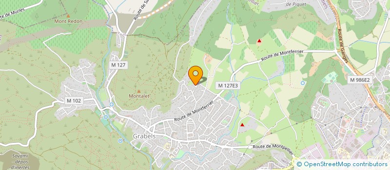 localisation de l'entreprise PALISSANDRE  GRABELS