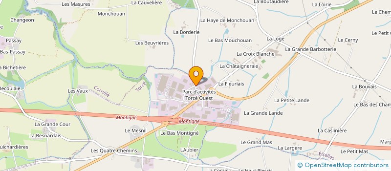 localisation de l'entreprise PALISSANDRE DE RIO  ETRELLES