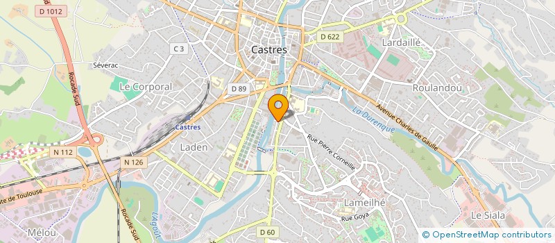 localisation de l'entreprise PALISSANDRES à CASTRES