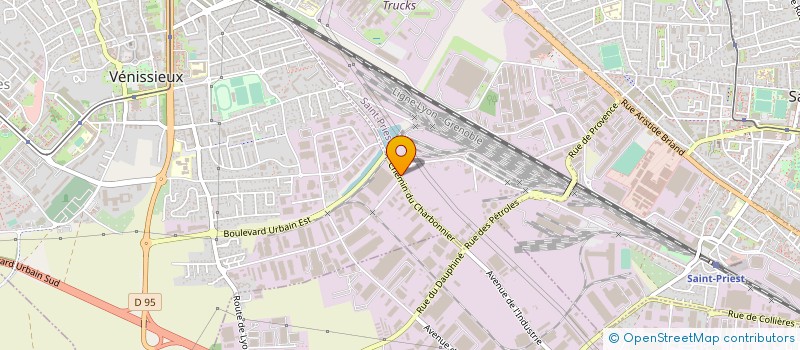 localisation de l'entreprise PALISSE SOPALVER ALU  SAINT-PRIEST