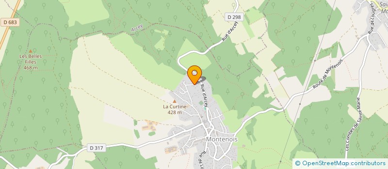 localisation de l'entreprise PALISSER AC  MONTENOIS