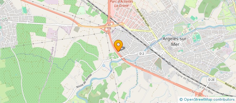 localisation de l'entreprise PALISSY à ARGELES-SUR-MER