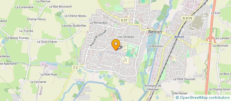 localisation de l'entreprise PALIV à BETTON