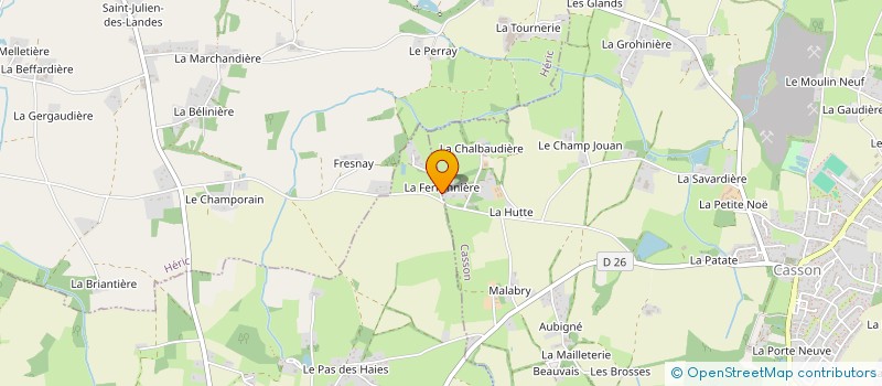 localisation de l'entreprise PALIWA  CASSON