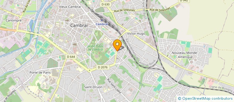localisation de l'entreprise PALIX 7 à CAMBRAI