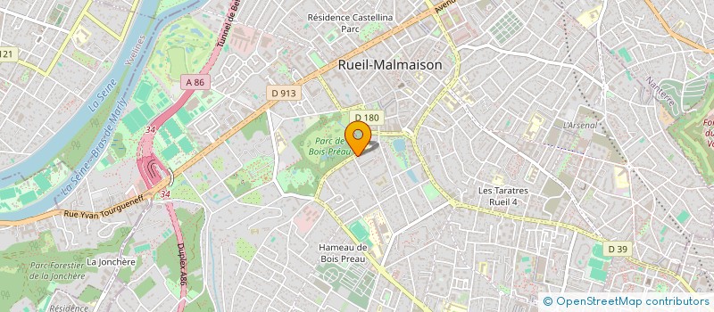 localisation de l'entreprise PALK2 à RUEIL-MALMAISON