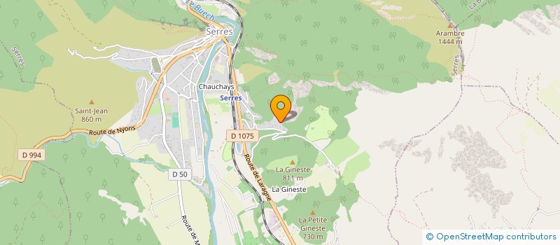 localisation de l'entreprise PALKADS  SERRES