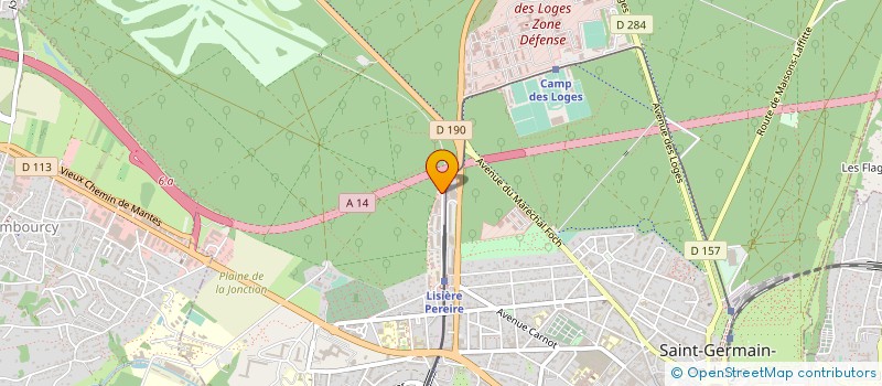 localisation de l'entreprise PALL SAS à SAINT-GERMAIN-EN-LAYE