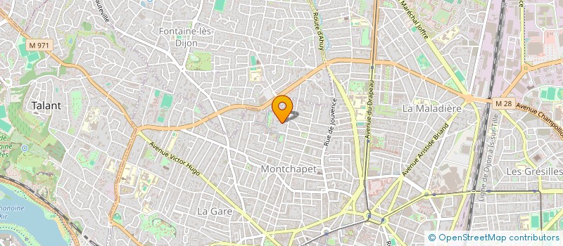 localisation de l'entreprise PALLADIO  DIJON