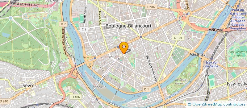 localisation de l'entreprise PALLADIO PRODUCTIONS à BOULOGNE-BILLANCOURT