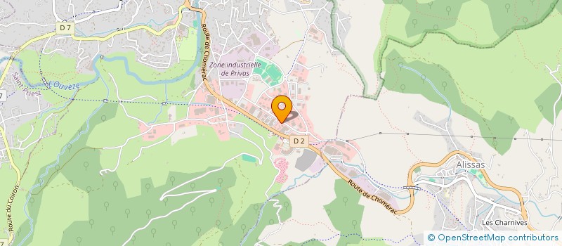 localisation de l'entreprise PALLADIUM  PRIVAS