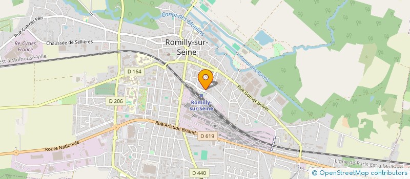 localisation de l'entreprise PALLADIUM  ROMILLY-SUR-SEINE