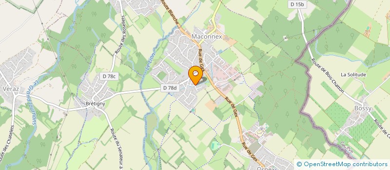 localisation de l'entreprise PALLADIUM PATRIMOINE  ORNEX