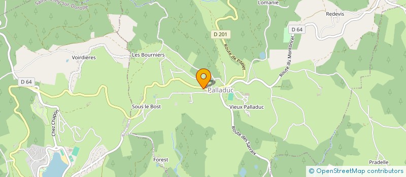 localisation de l'entreprise PALLADUC EVENEMENTS  PALLADUC