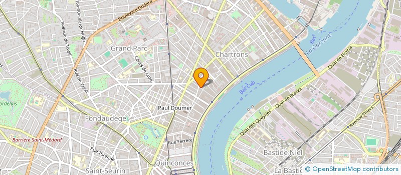 localisation de l'entreprise PALLAS  BORDEAUX